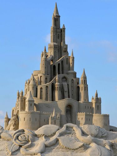 castle in sand